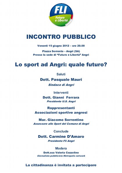 incontro fli angri